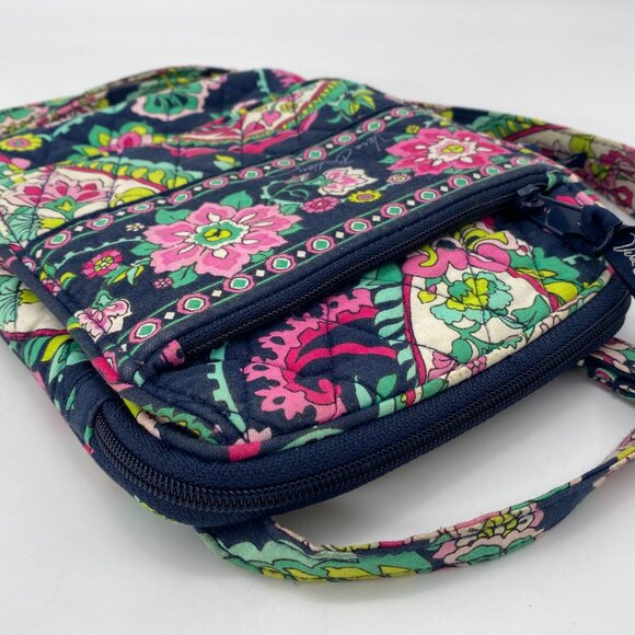Vera Bradley Bag Mini Hipster Crossbody Petal Paisley Adjustable Strap Purse - Picture 3 of 12